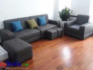 Sofa da văng cho phòng khách sang trọng AmiA SFD205