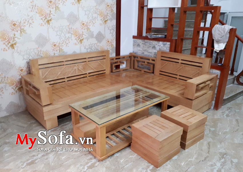 sofa gỗ hiện đại bán tại Ninh Bình