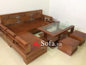 Ghế Sofa gỗ sang trọng AmiA SFG016