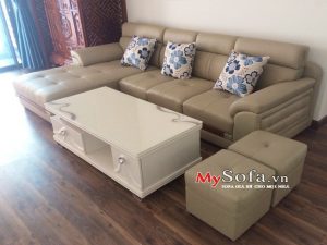 Sofa da đẹp, sang trọng AmiA SFD123