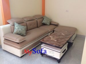 Ghế Sofa văng da hiện đại, sang trọng AmiA SFV145