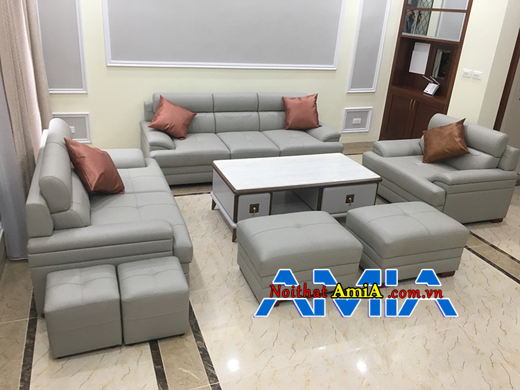 Các mẫu sofa da hiện đại Ninh Bình đẹp