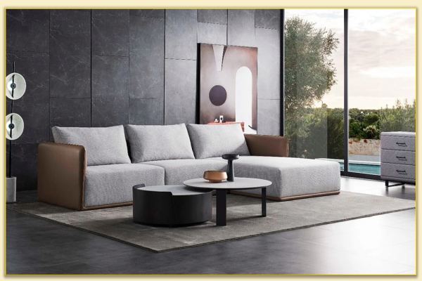 Hình ảnh Bài trí ghế sofa góc L đẹp trong phòng khách Softop-1476