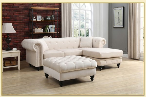 Hình ảnh Bài trí sofa góc chữ L đẹp sang trọng cho phòng khách Softop-1414
