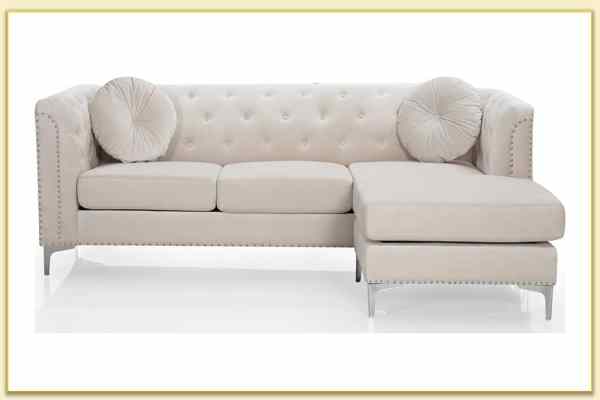 Hình ảnh Chụp chính diện ghế sofa tân cổ điển dạng góc Softop-1416