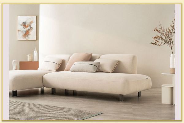 Hình ảnh Ghế sofa góc nỉ chữ L đẹp độc đáo Softop-1105