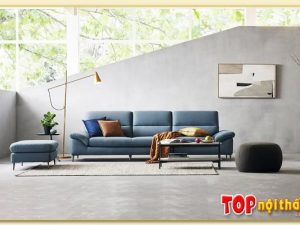 Hình ảnh Chụp chính diện sofa văng 3 chỗ Softop-1057