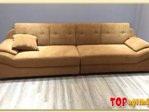 Hình ảnh Sofa văng nỉ dài sang trọng đặt làm theo yêu cầu SofTop-V099