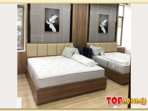 Hình ảnh Giường ngủ đôi hiện đại cho khách sạn đẹp GNTop-0130